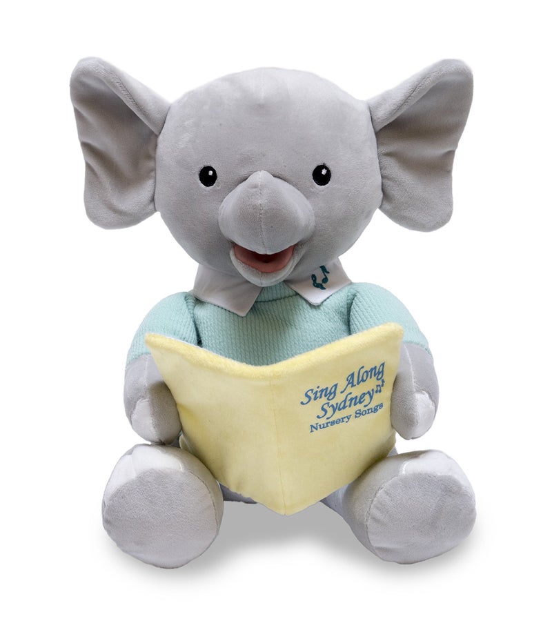 Cuddle Barn Sing Along Sydney,Gray,12 Inches - Image 1