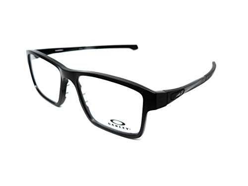 Oakley Men's OX8040 Rectangular Prescription Eyewear Frames, Satin Black, 54mm - Image 1