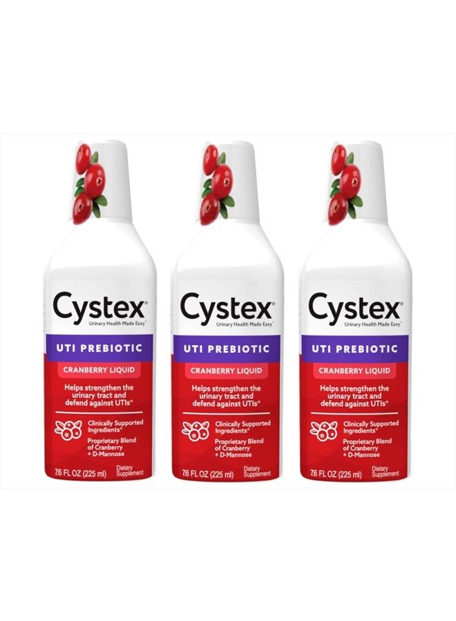 Cystex Urinary Health Maintenance Cranberry 7.6 Fl Oz (Pack of 3) - Image 1