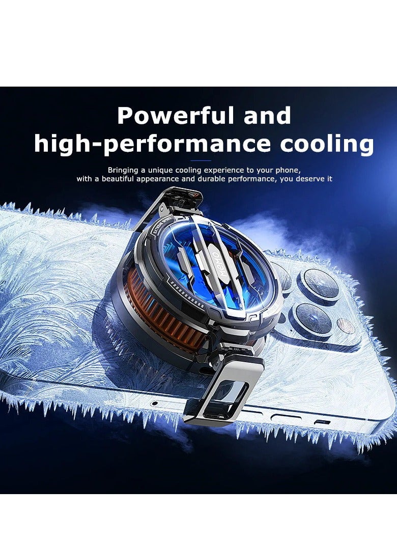 Memo CX07 Smartphone Magnetic Cooler Radiator Fan 15W Fast Cooling Semiconductor Heatsink Radiator Fit For All Smart Phone And Tab For Gaming - Image 2