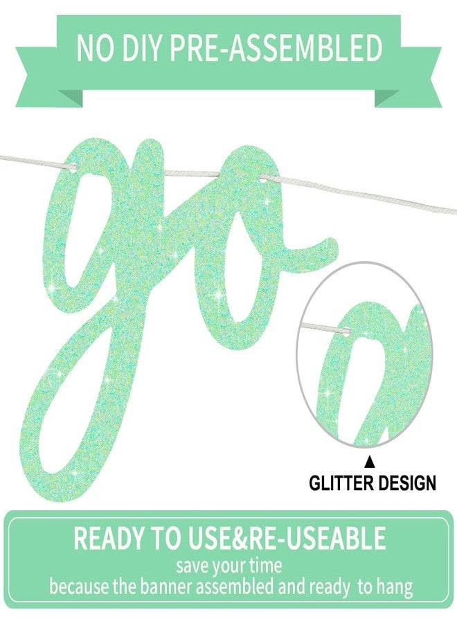 بيشيدا لافتة عيد ميلاد بيشيدا "Go Shawty It's Your Birthday" جاهزة للاستخدام، بتصميم هيب هوب، ولا تحتاج إلى تركيب يدوي. لافتة عيد ميلاد جاهزة بتصميم راب، مناسبة للرجال والنساء، مستلزمات حفلات أعياد الميلاد، لون أخضر فاتح لامع. - Image 3