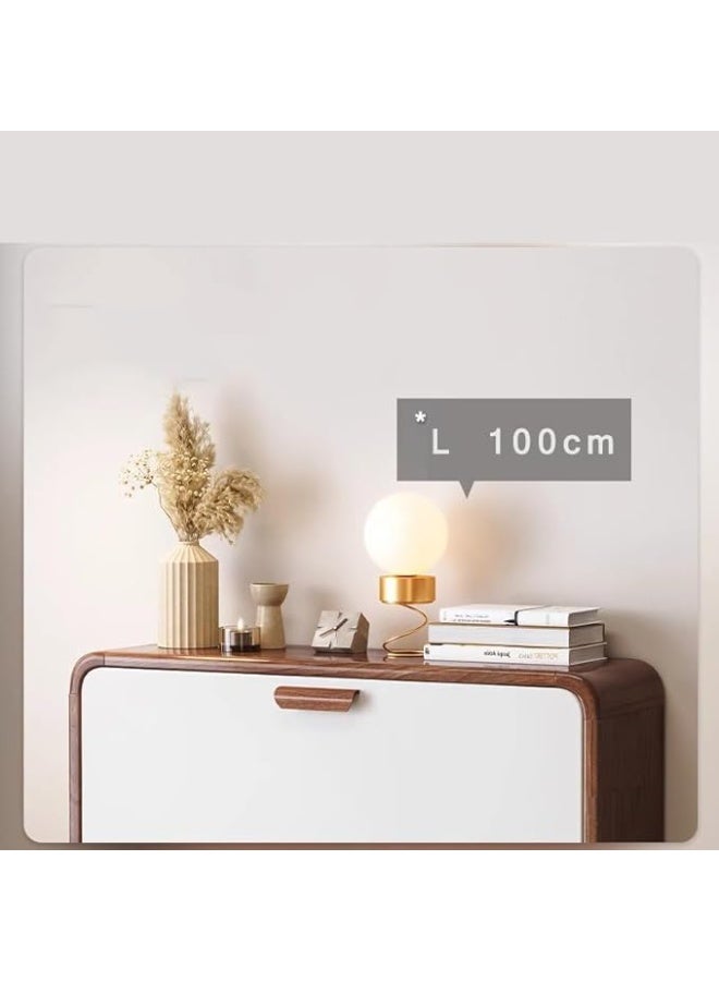 مجلس الوزراء الأحذية ، رف الأحذية الخشبية مع 3 درجات Flip ، مجلس الوزراء المنظم للأحذية المدخل ، حامل الأحذية الحر الوقوف مع Flip-Door ، 100 * 24 * 119 سم (XG029 ، الأبيض) - Image 5