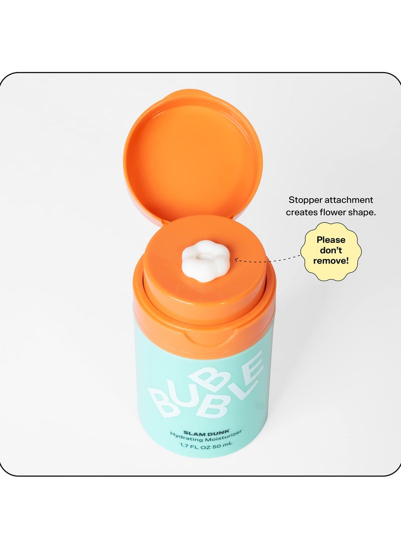 Bubble - Bubble Care Skin Slam Dunk Facial Moisturizer with Aloe Vera Juice and Avocado Oil for Hydration and Protection Blue Light Daily Skincare 50ml - Image 1