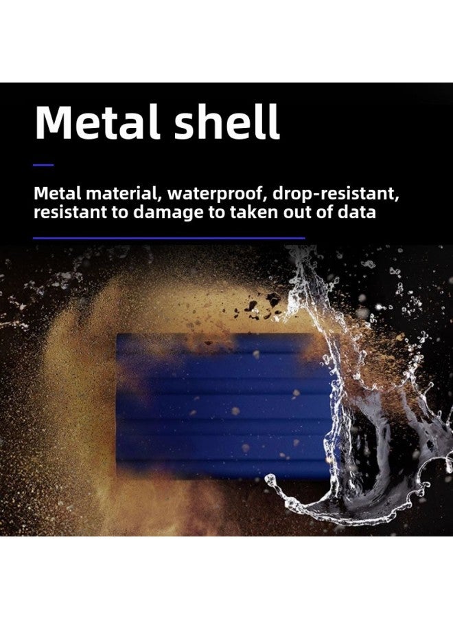 Mobile Solid State Drive SSD Ultra-thin Portable Large Capacity 1T-Capacity:1tb-(128gb Expansion)-Interface:Gold - Image 2