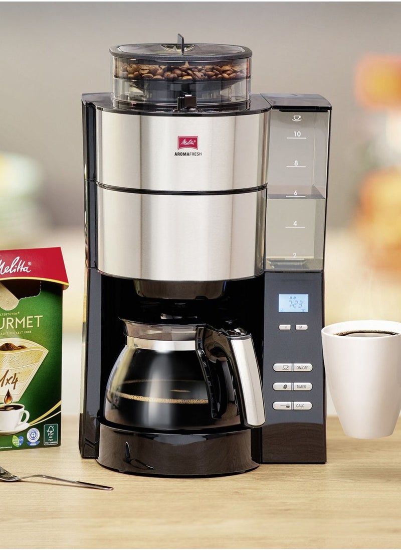 Melitta - Aromafresh Drip Filter Coffee Machine With Grinder & Glass Jug | 1021-03 - Image 1