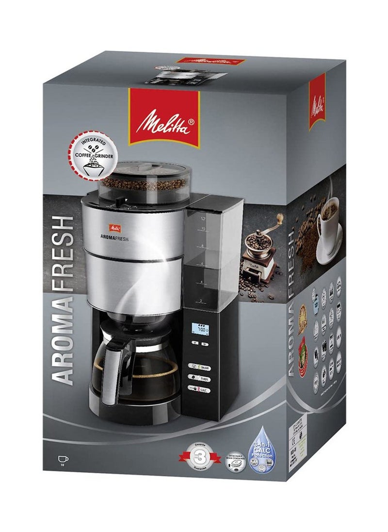 Melitta - Aromafresh Drip Filter Coffee Machine With Grinder & Glass Jug | 1021-03 - Image 1