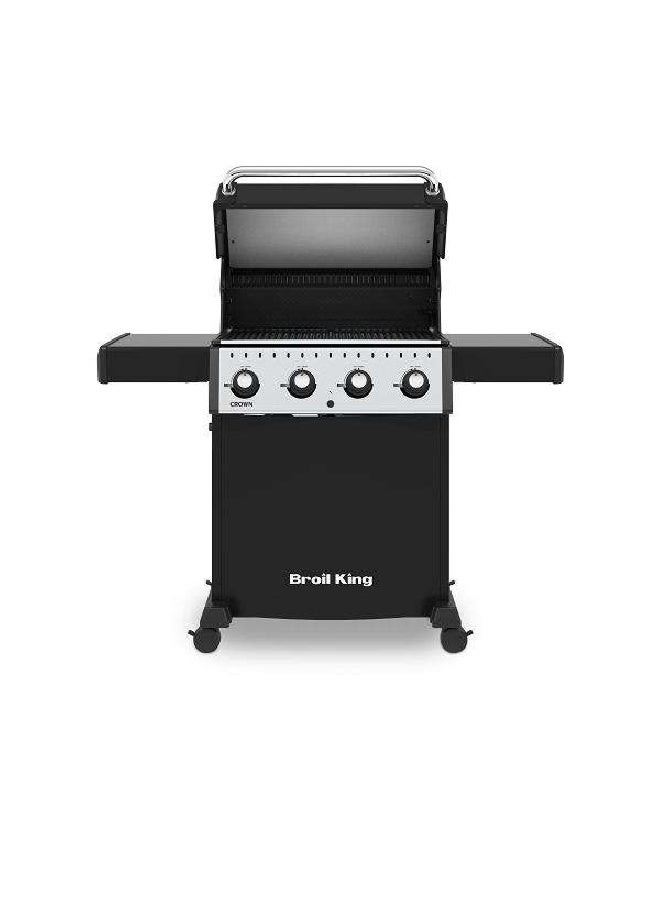 Broil King Crown 410 LX Stainless Steel Gas Grill Black and Silver 63.6 x 80 x 60.9 cm 865053 - Image 4
