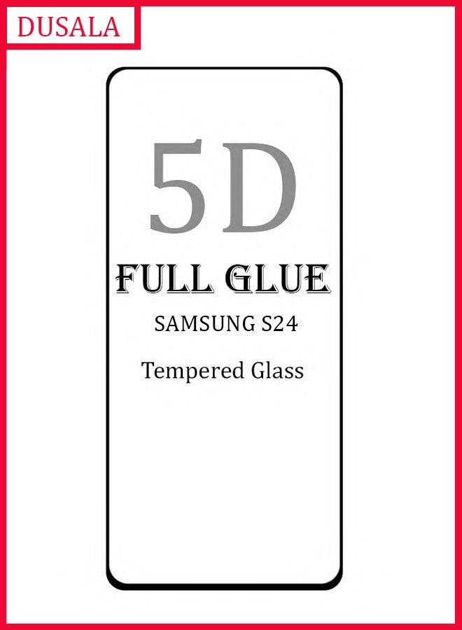 DUSALA Samsung Galaxy S24 Screen Protector Tempered Glass Guard Full Glue Edge-to-Edge Screen Protector for Samsung Galaxy S24 - Image 1