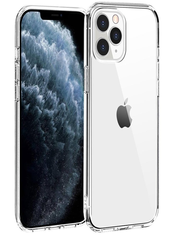TENOC Phone Case Compatible for iPhone 11 Pro, Clear Case Non-Yellowing Shockproof Protective Bumper Slim Cover for 5.8 Inch - Image 1