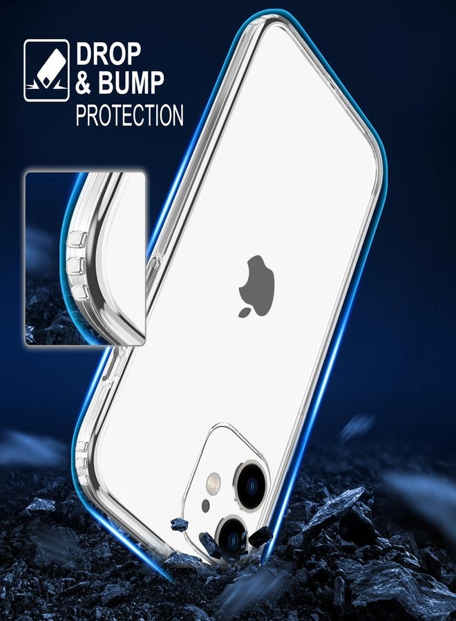 TENOC Phone Case Compatible for iPhone 11 Pro, Clear Case Non-Yellowing Shockproof Protective Bumper Slim Cover for 5.8 Inch - Image 4