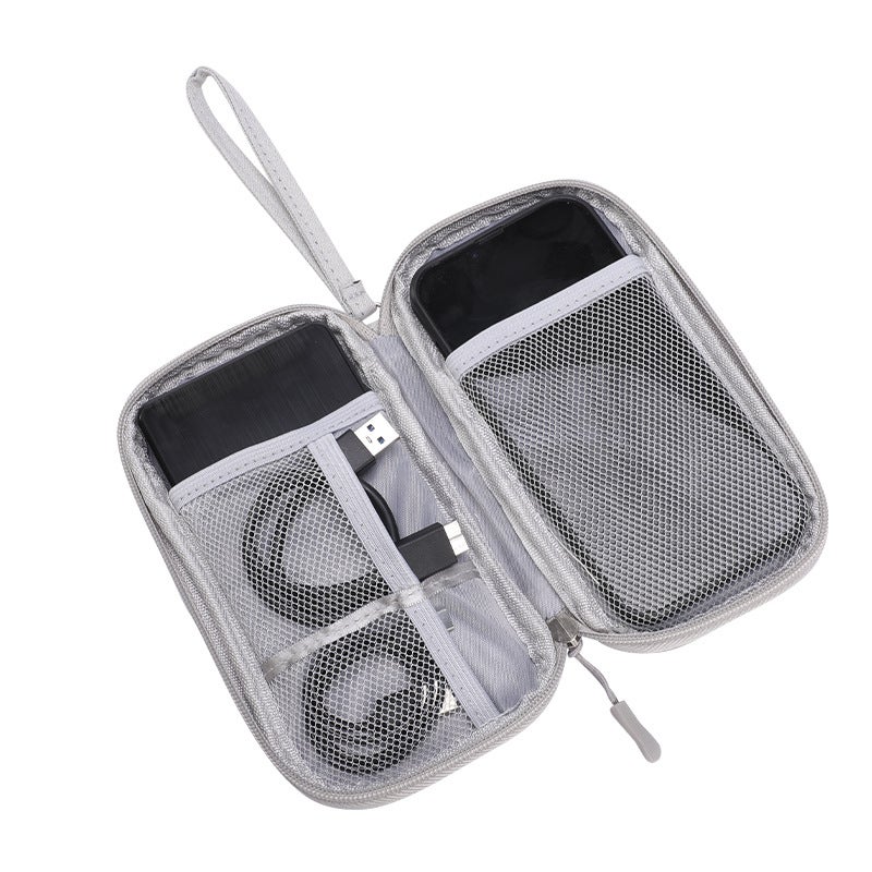 Multi-Purpose Data Cable Organizer Bag - Travel & Desktop  Storage