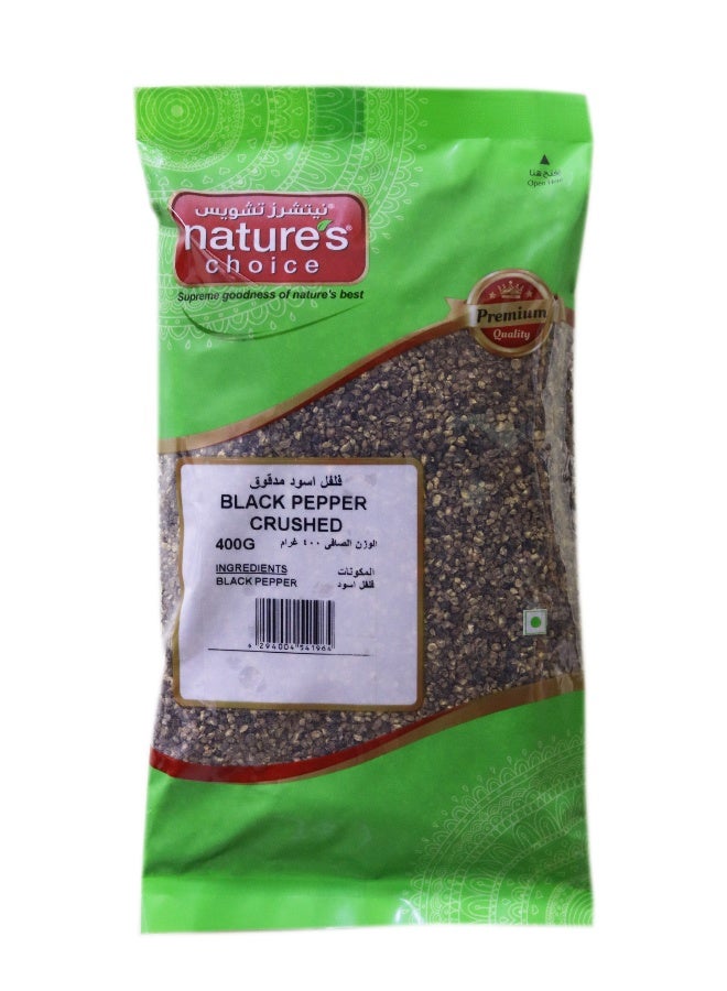Nature'S Choice  Black Pepper Crushed 400Gm - Image 1