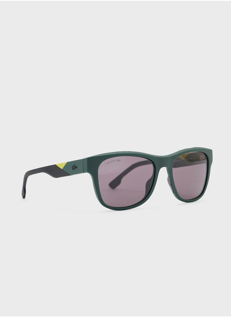 LACOSTE Modified Rectangle Sunglasses L6043S  - Image 1