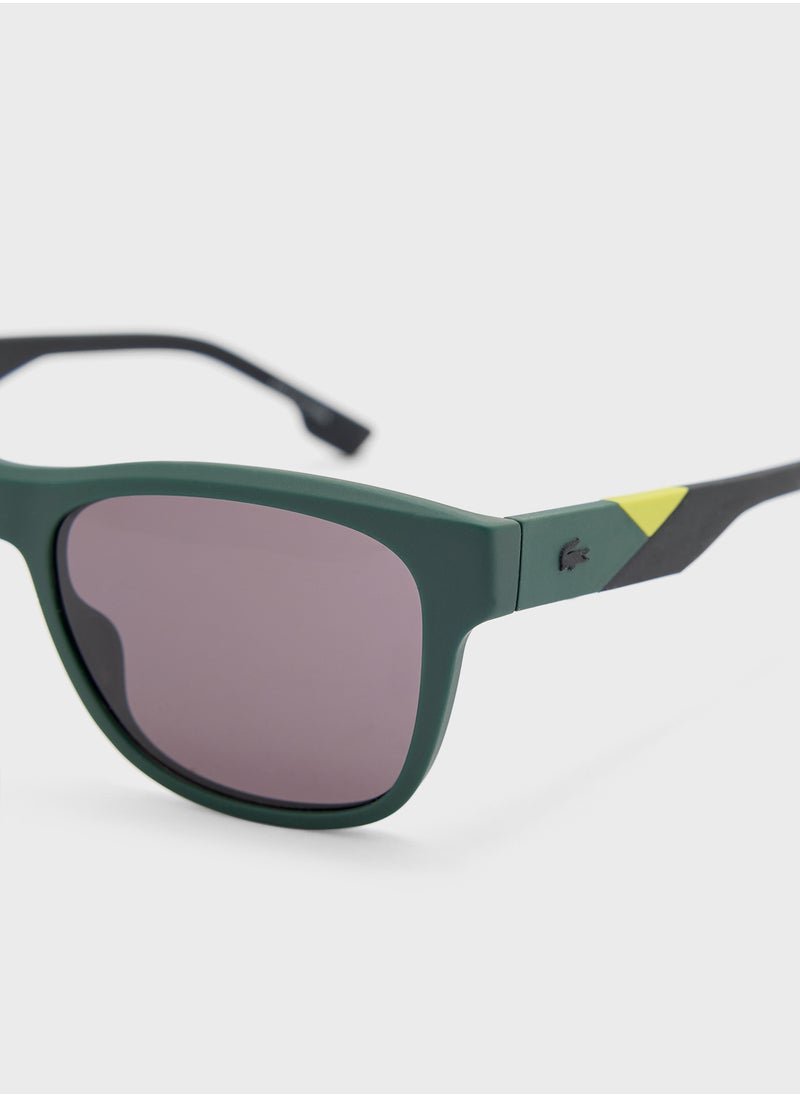 LACOSTE Modified Rectangle Sunglasses L6043S  - Image 3