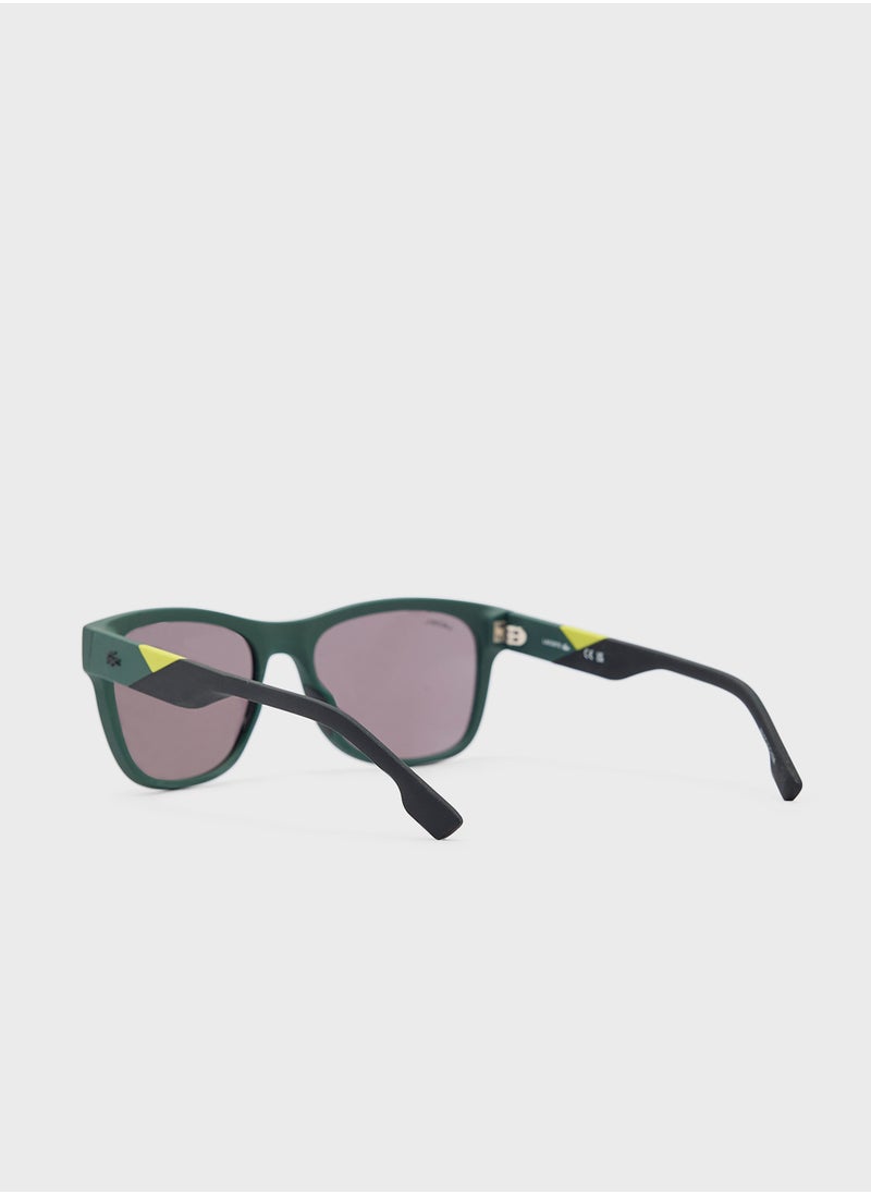 LACOSTE Modified Rectangle Sunglasses L6043S  - Image 2