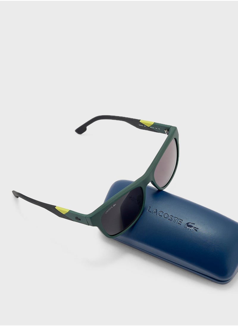 LACOSTE Modified Rectangle Sunglasses L6043S  - Image 4