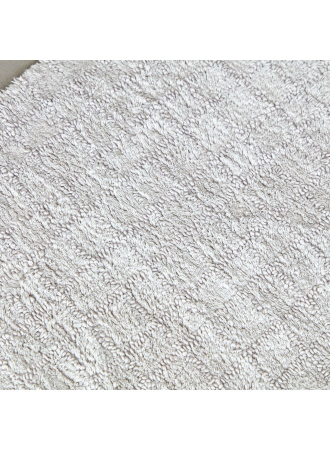 Home Box مجموعة حصير الحمام من قطن فيسكوز 2 قطعة 80 × 50 سم - Image 4