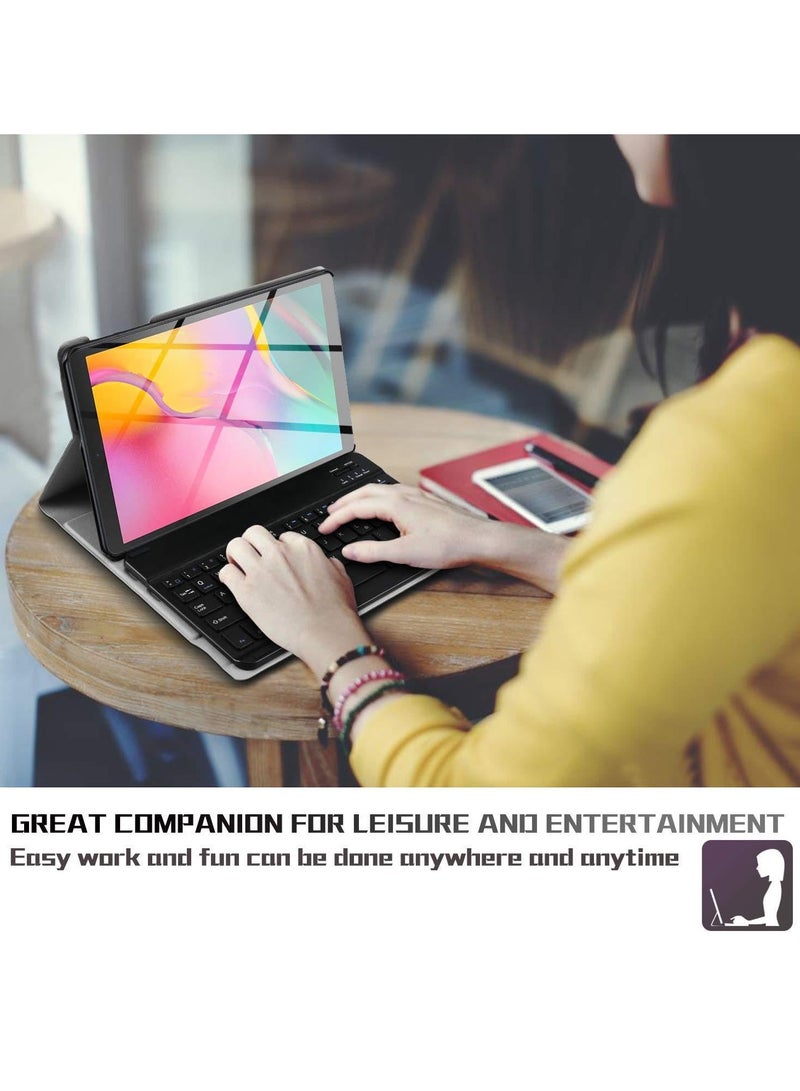 Arabic and English Keyboard Case for Honor Pad X8a / X9 (11-inch) (2024),with Backlit Bluetooth Wireless Keyboard with Smart Touchpad  Tablet Protective Cover - Image 3