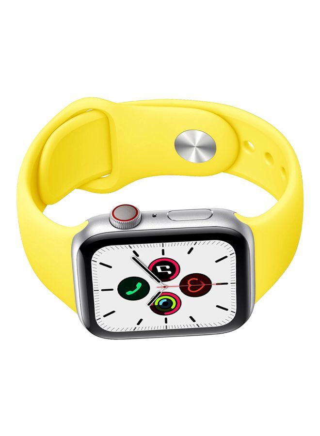 NIBEMINENT Replacement Band For Apple Watch Series 5/4/3/2/1 40/38mm Bright Yellow  - Image 2