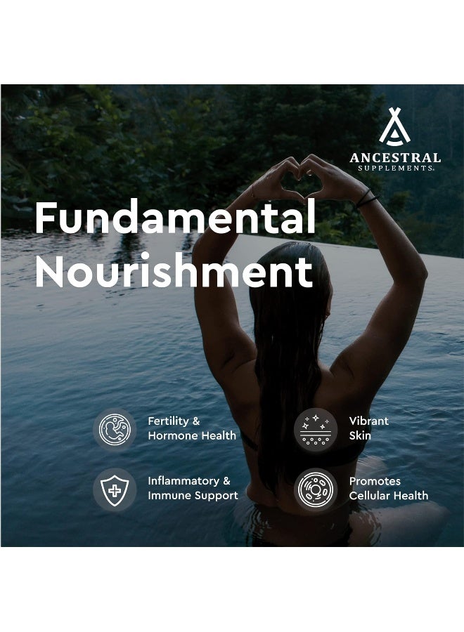 Ancestral Supplements Grass Fed Beef Tallow Capsules, 3000Mg, Nourishing Kidney Fat Supplement - Image 3