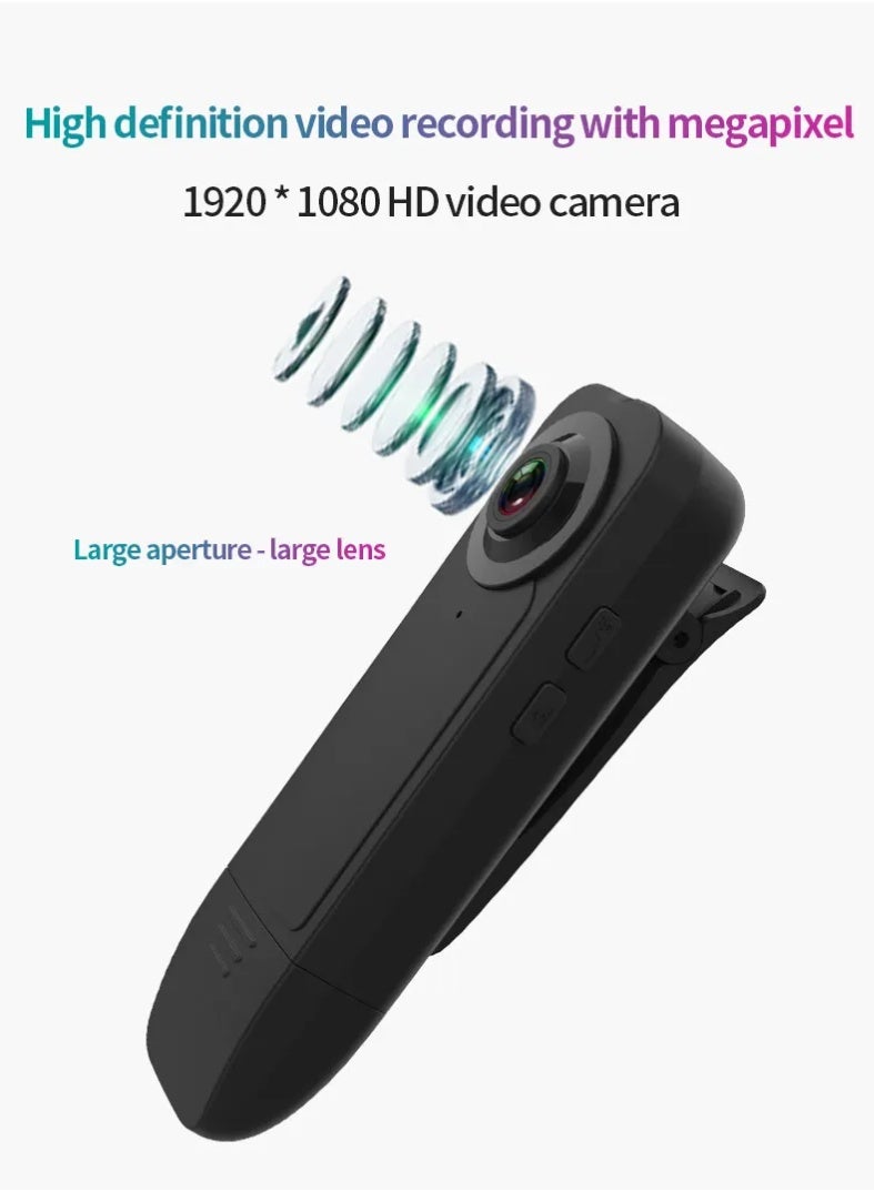 ZetRA 1080P Sport Hiking Mini Camera HD 1080P 64GB Pen Cam Night Vision Micro Camcorder Bodycam DV Video Recorder Home Office Security - Image 4