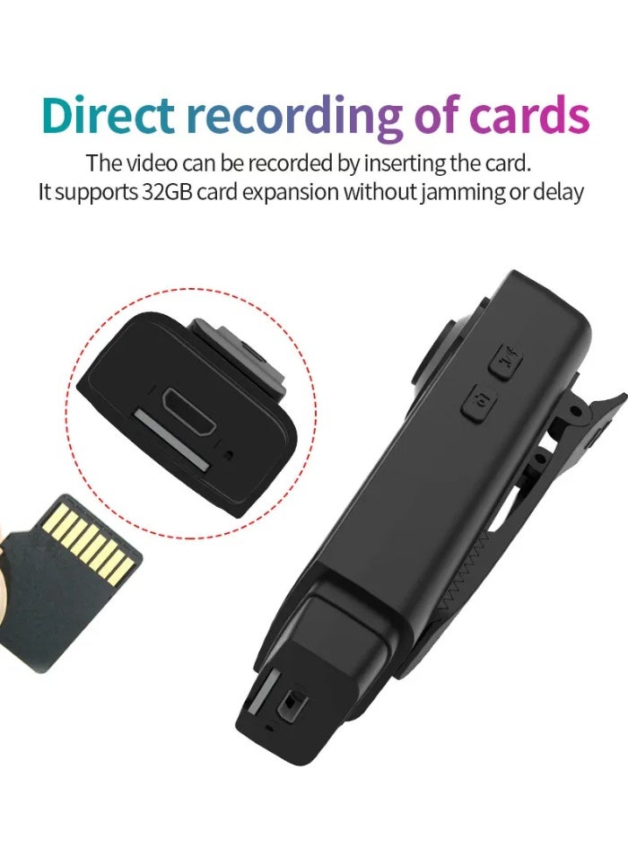 ZetRA 1080P Sport Hiking Mini Camera HD 1080P 64GB Pen Cam Night Vision Micro Camcorder Bodycam DV Video Recorder Home Office Security - Image 5