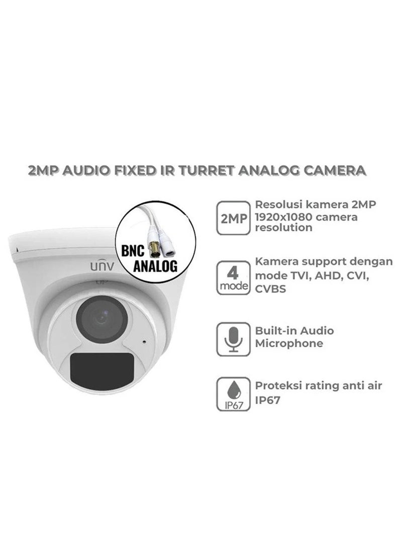 Uniview Uniview Indoor Security Camera 2MP 2.8mm Mic  - Image 3