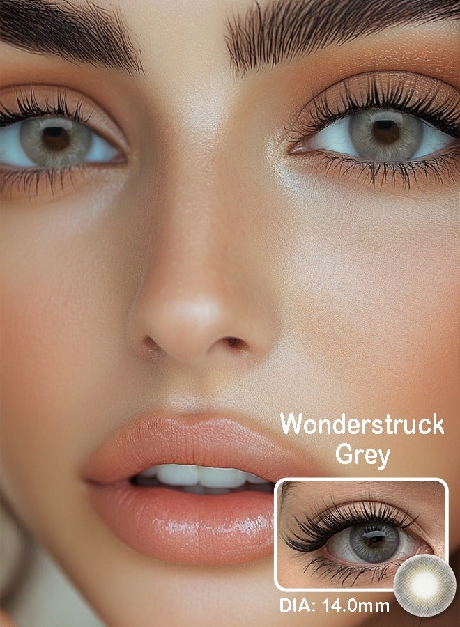 سيدة جديدة عدسات لاصقة ملونة رمادية من فريش ليدي للاستخدام السنوي - Image 1