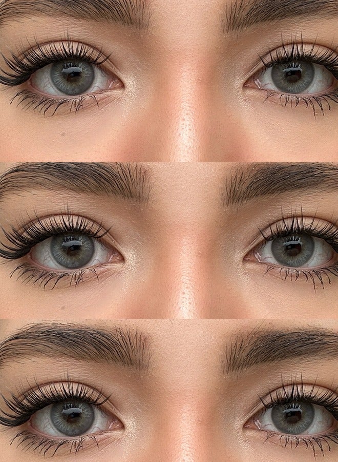 سيدة جديدة عدسات لاصقة ملونة رمادية من فريش ليدي للاستخدام السنوي - Image 2