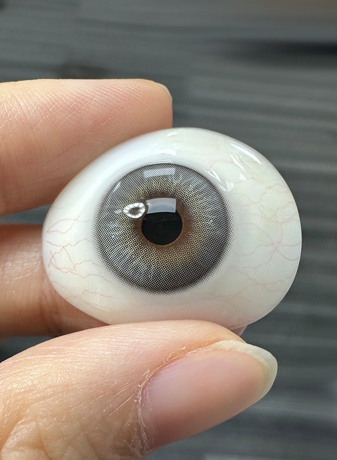 سيدة جديدة عدسات لاصقة ملونة رمادية من فريش ليدي للاستخدام السنوي - Image 5