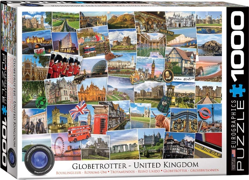 EuroGraphics United Kingdom Globetrotter 1000Piece Puzzle - Image 1