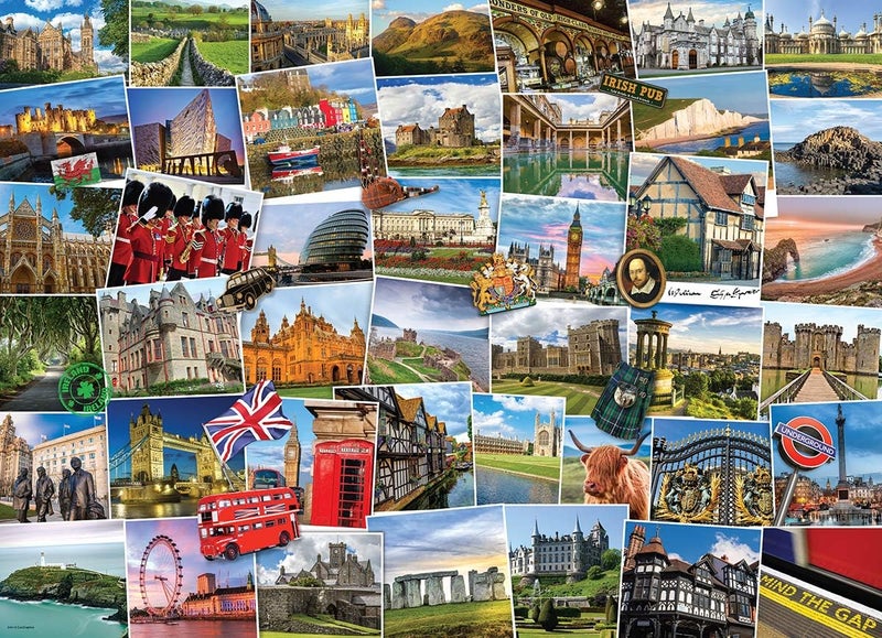 EuroGraphics United Kingdom Globetrotter 1000Piece Puzzle - Image 2