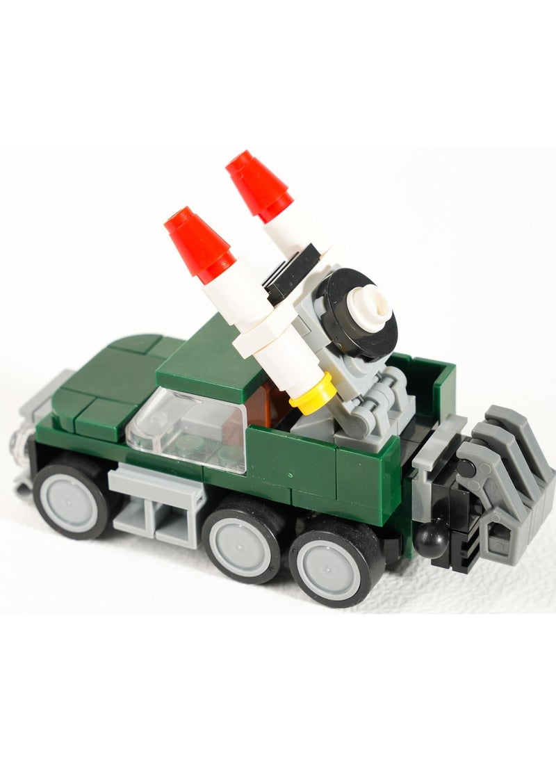 Blocky Blocks Building bricks toy with jelly beans candy (04 Pick up Truck)  - Image 2
