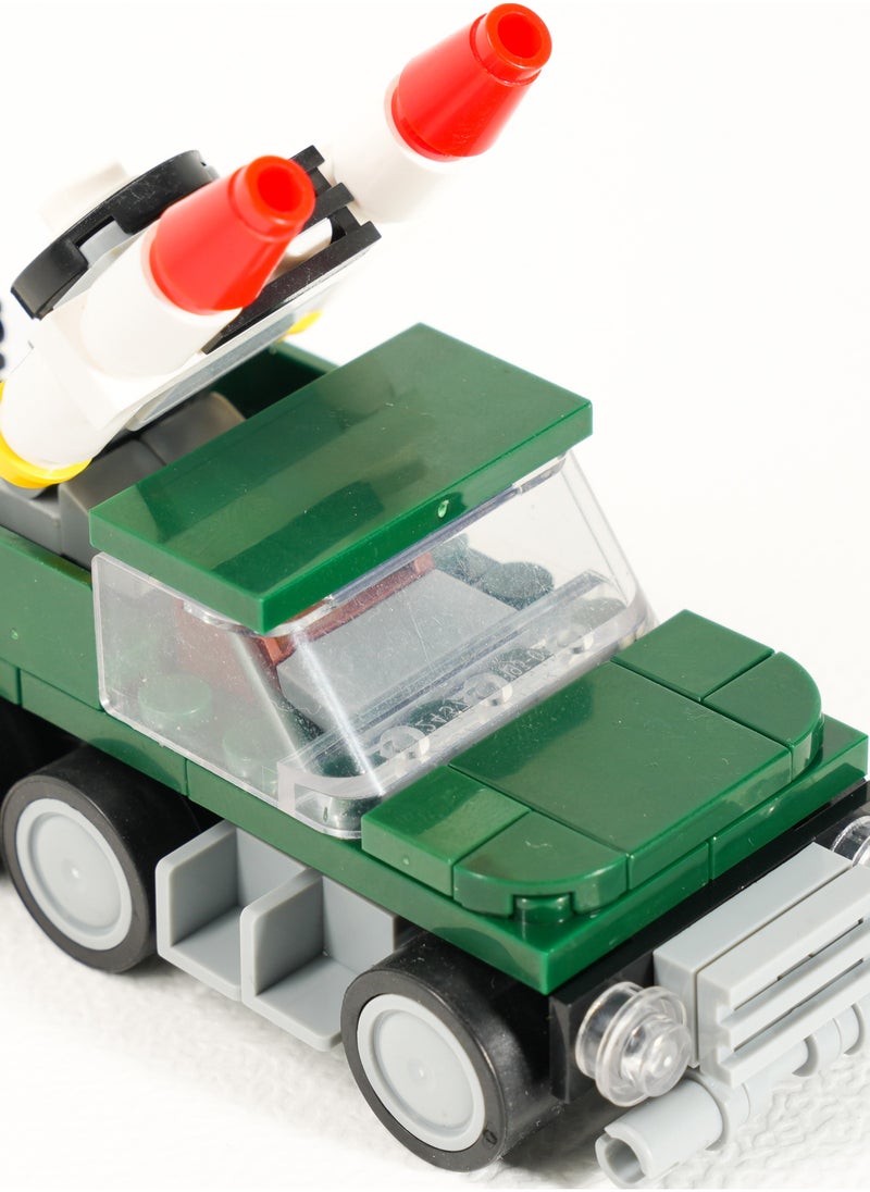 Blocky Blocks - Building bricks toy with jelly beans candy (04 Pick up Truck) - Image 1