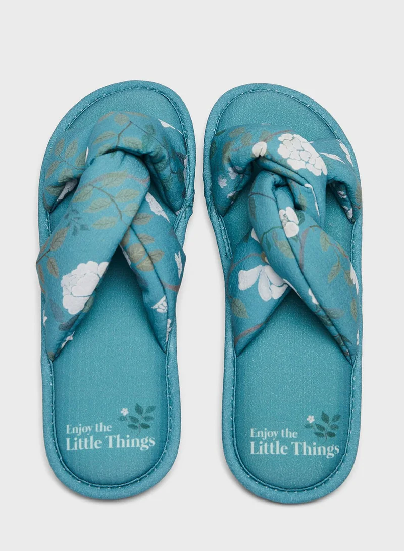 women'secret Printed Casual Bedroom Slippers