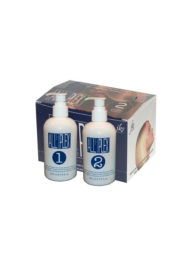 jks International All Hd Plex Bond Treatment Up To 80 Application Italian Formula Kit For Bleaching Coloring Perm And Relaxer Application Protection For All Hair Types Up To 80 Application Large Kit  - Image 2