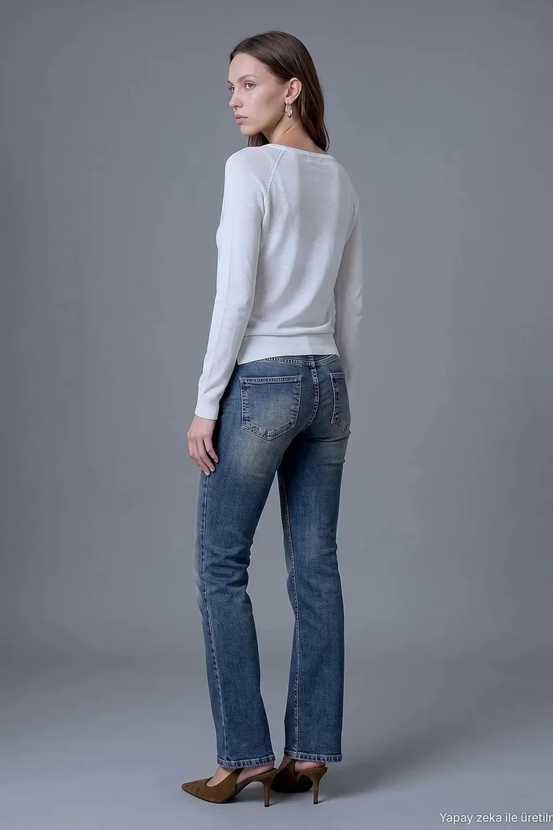 Dilvin Mid Blue Denim DILVIN Women's Jeans for Women | Best Price UAE