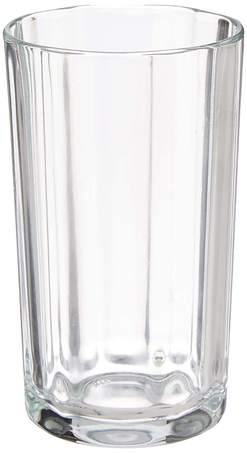 Brezzycloud Yeera Glass Ware Transparent Water Glasses Juice Glasses Beer Glasses Serving Glasses for Delicious Drinks Set of 6 T10FB 285ml - Image 4