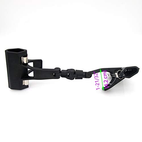 LXZ Adjustable, Foldable, and Twistable Copy Holder Clip - Easel Accessory – Double Head Painting Clip – Easel Accessory, Pack of 2 (Black) - Image 3