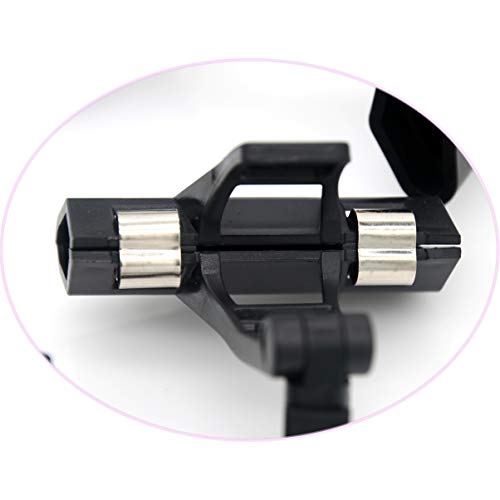 LXZ Adjustable, Foldable, and Twistable Copy Holder Clip - Easel Accessory – Double Head Painting Clip – Easel Accessory, Pack of 2 (Black) - Image 4