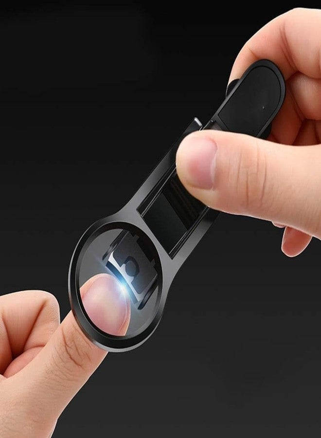 SANTALON Magnifying Nail Cutter with 3X Zoom Lens | Precision Stainless Steel Nail Clipper for Enhanced Visibility | Ideal for Fingernails & Toenails | Professional Nail Care Tool for Seniors & Adults - Image 3