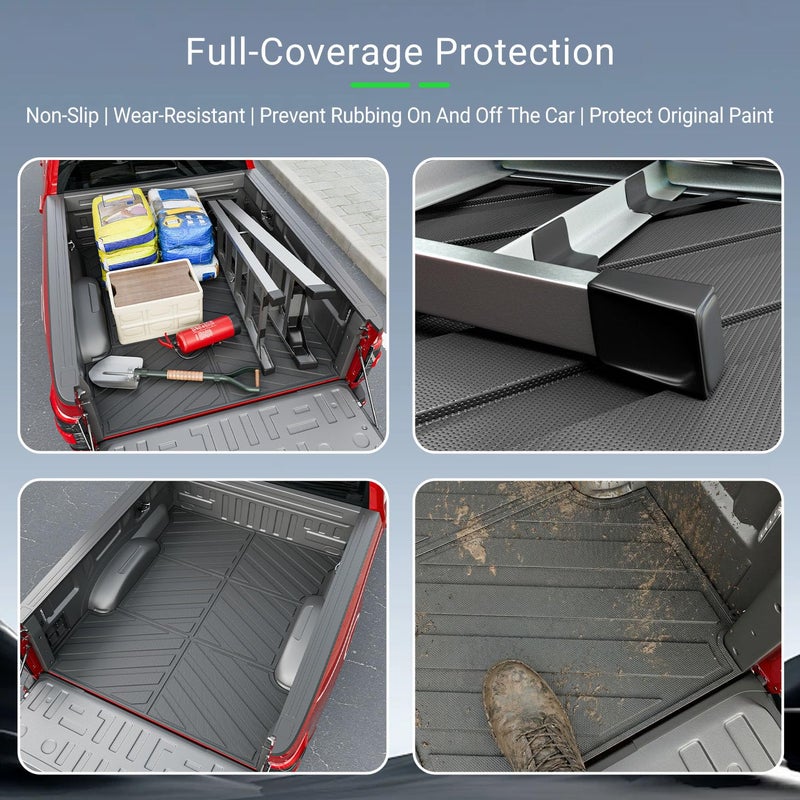 xipoqix 6.5Ft Bed Mat Compatible with 2015-2026 Ford F150 Truck Mat Bed Liner Replacement for 2015-2026 Ford F-150 Accessories(6.5Ft Truck Bed Mat) - Image 4