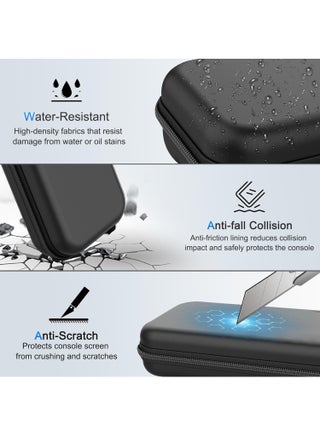 GAMES Switch 2 Large Capacity Carrying Case for Nintendo Switch 2 (2025), Portable PU Hard Travel Case with Pockets for Accessories and Game Cards, Slim Protective Bag for Switch 2 Holds 10 - view 2