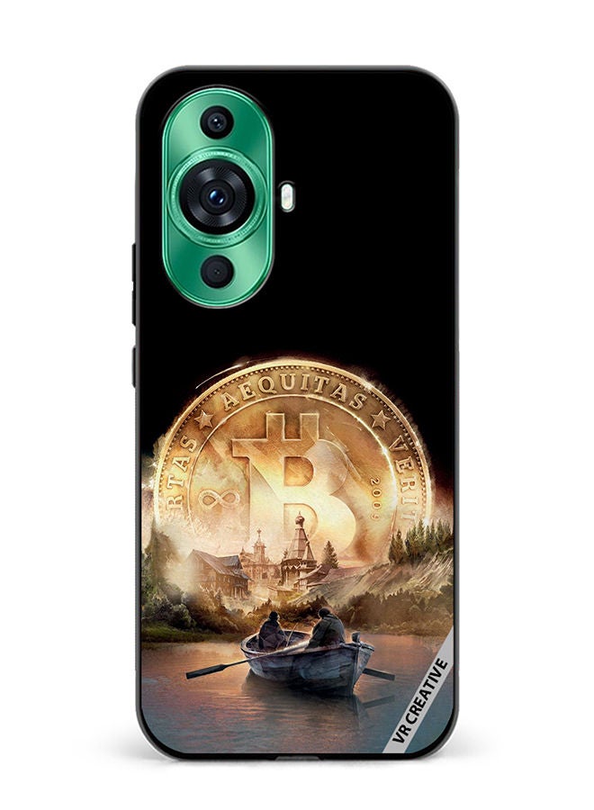 VR CREATIVE Protective Case Cover For Huawei nova 11 Ultra River Of Bitcoin Design Multicolour - Image 1