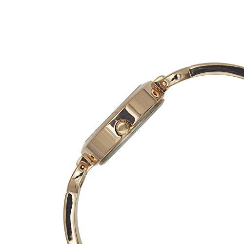 TIMEX Classics Analog Watch for Women with Silver Round Dial & Rose Gold Brass Bracelet Band Water Resistant Women's Wrist Watches - TWEL11424 - Image 2