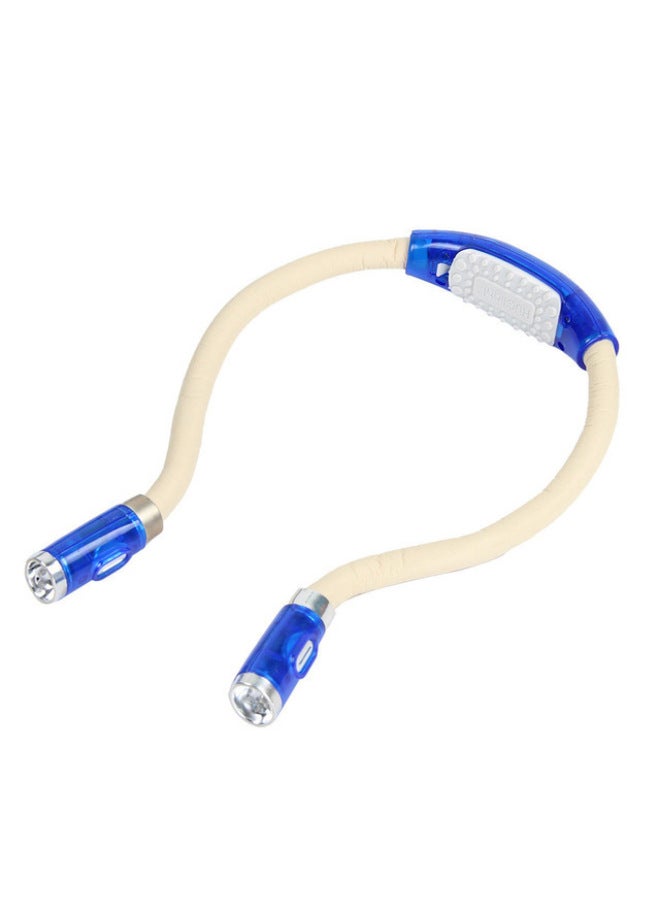 Portable Flexible Led Reading Light Outdoor Sports Night Running Necklace Lamp Exploration Caving Illumination Hanging Lantern 