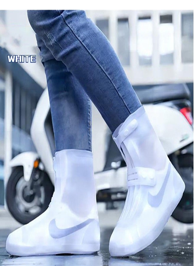 Loquat Children's Mid Tube Rain Boots White  - Image 2