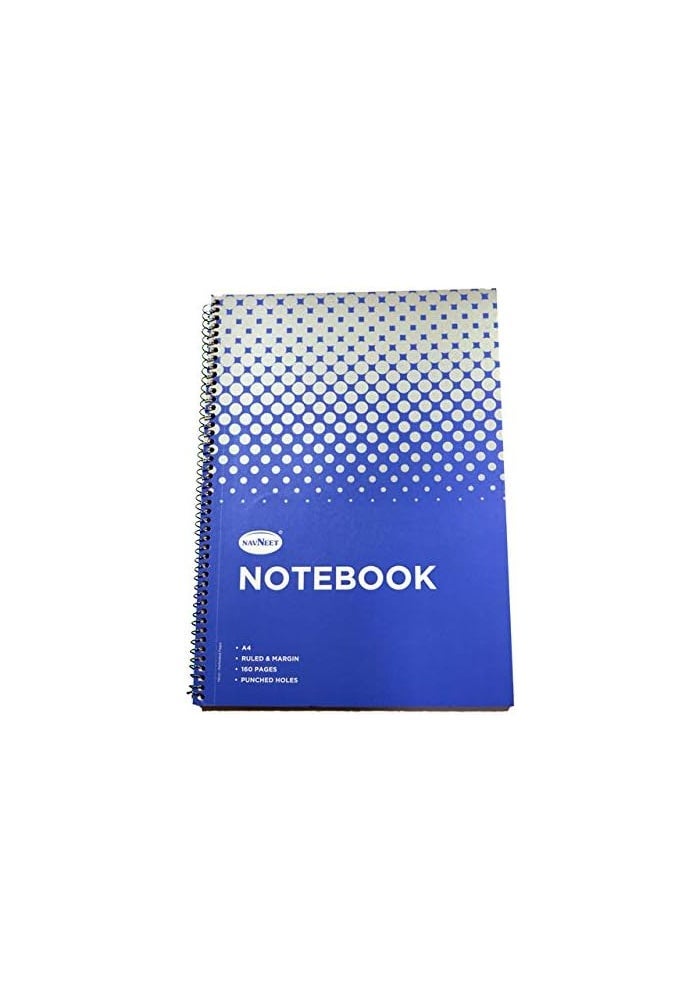 NAVNEET A4 Spiral Soft Cover Notebook - 160 Pages - Image 1