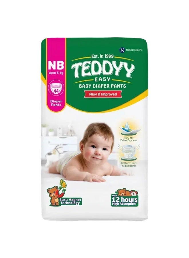 Teddyy Easy Baby Diaper Pants (44 Pieces) (New Born) - Image 1