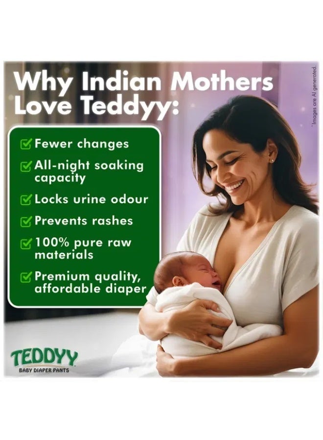 Teddyy Easy Baby Diaper Pants (44 Pieces) (New Born) - Image 4